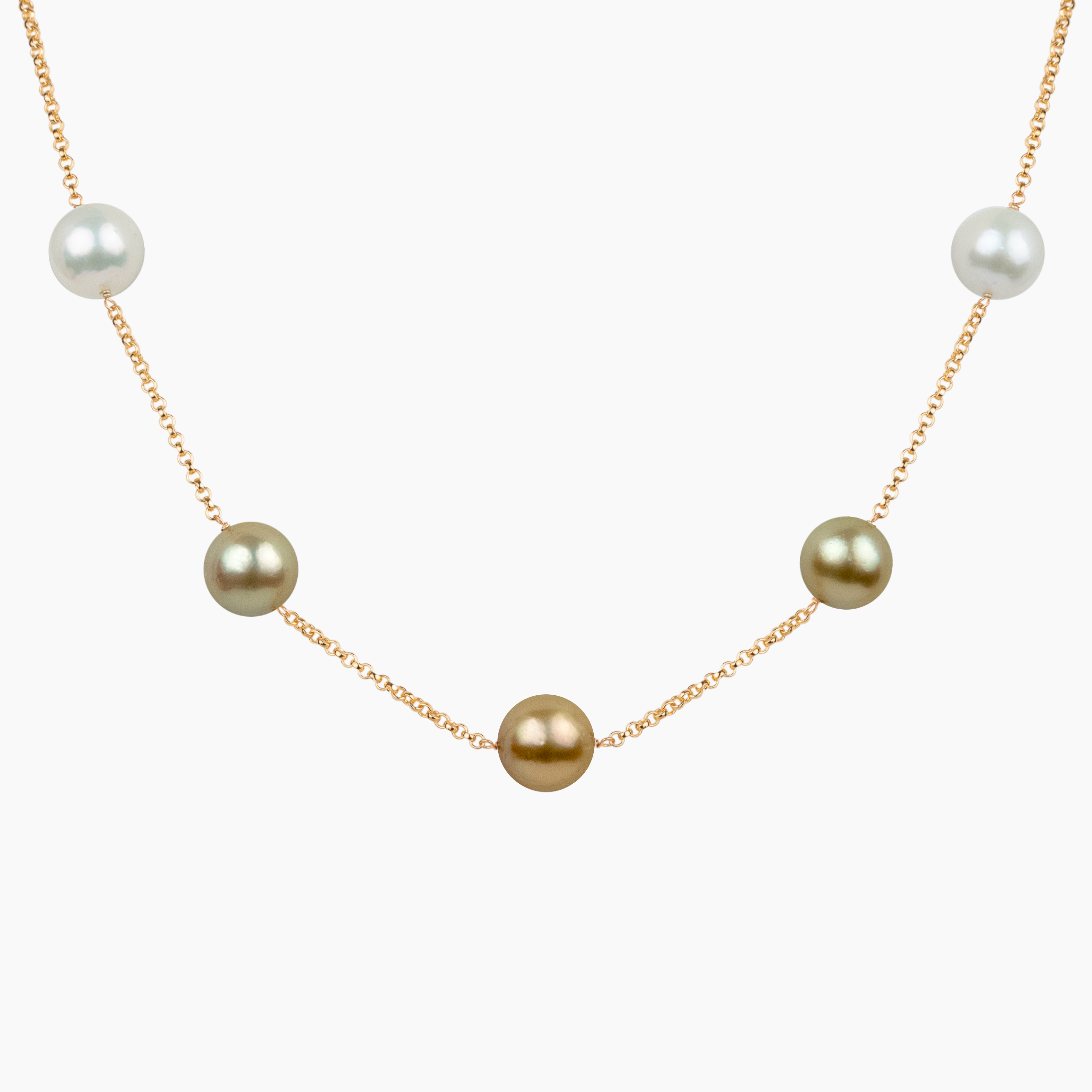 Melinda Ombré Golden South Sea Pearl Necklace