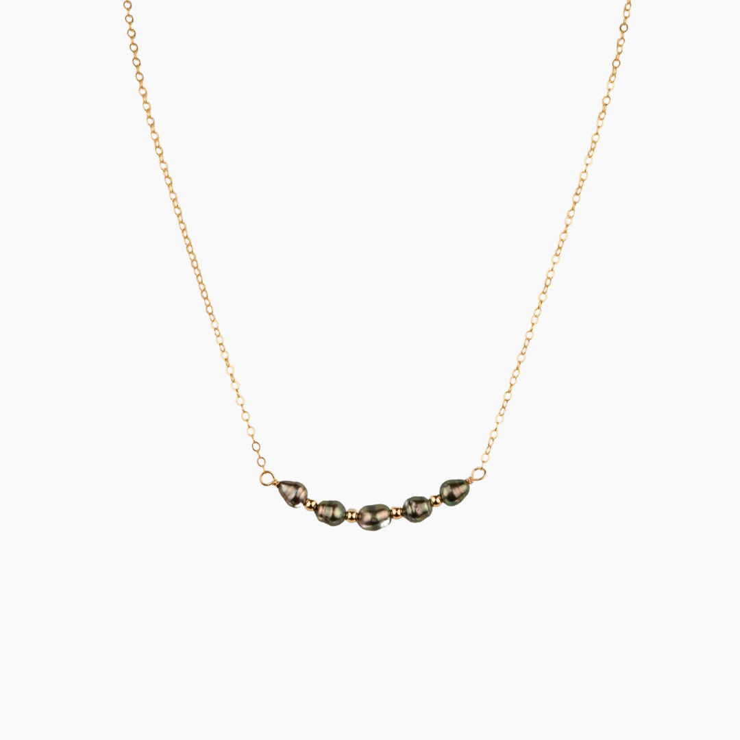 Layla Tahitan Keshi Pearl Necklace