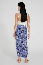 Floral Sarong Jacaranda