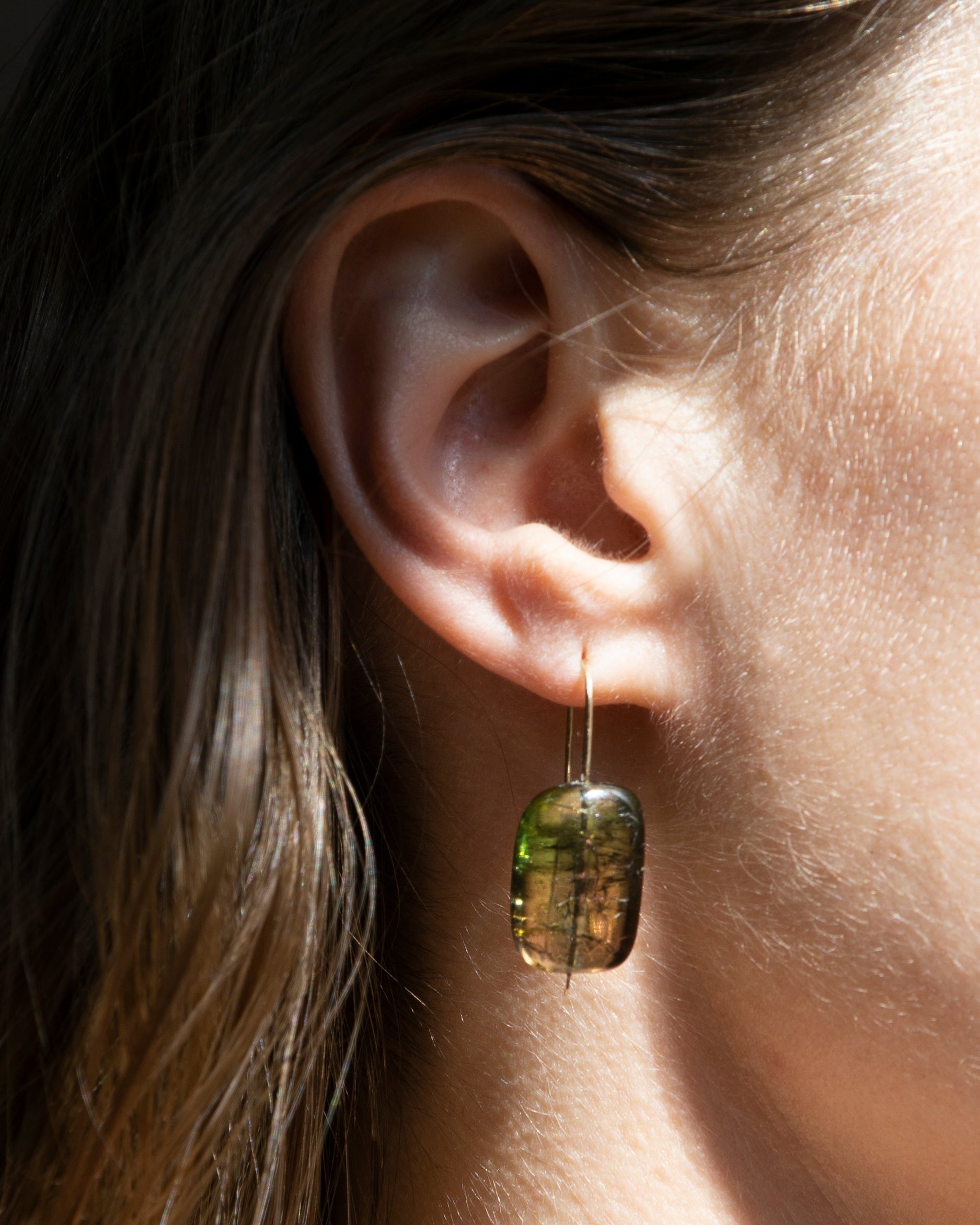 14K Elowen Tourmaline Drop Earrings