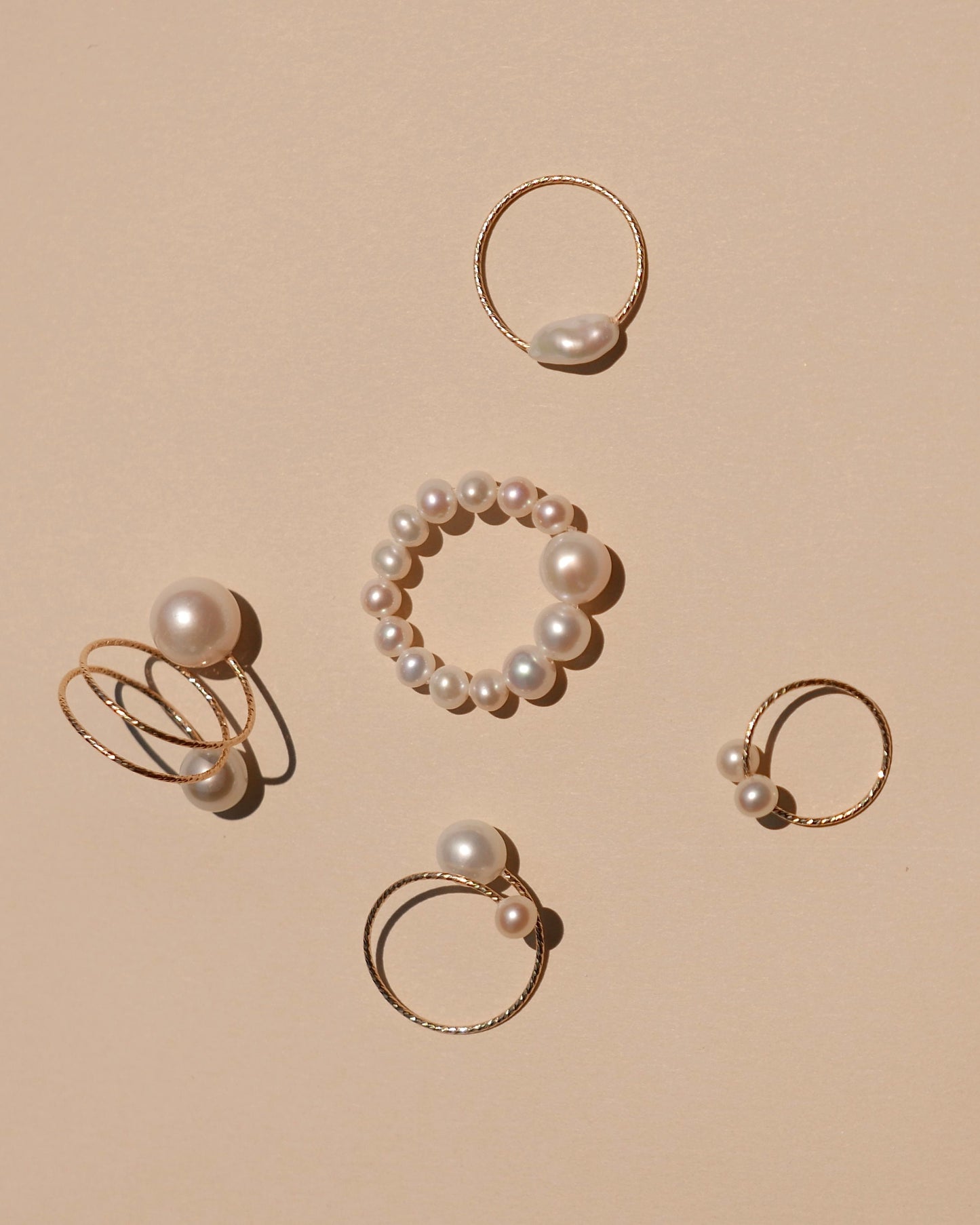 Elegant Pearl Ring in Stylish Design 2