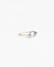 14K Keshi Bean Pearl Ring