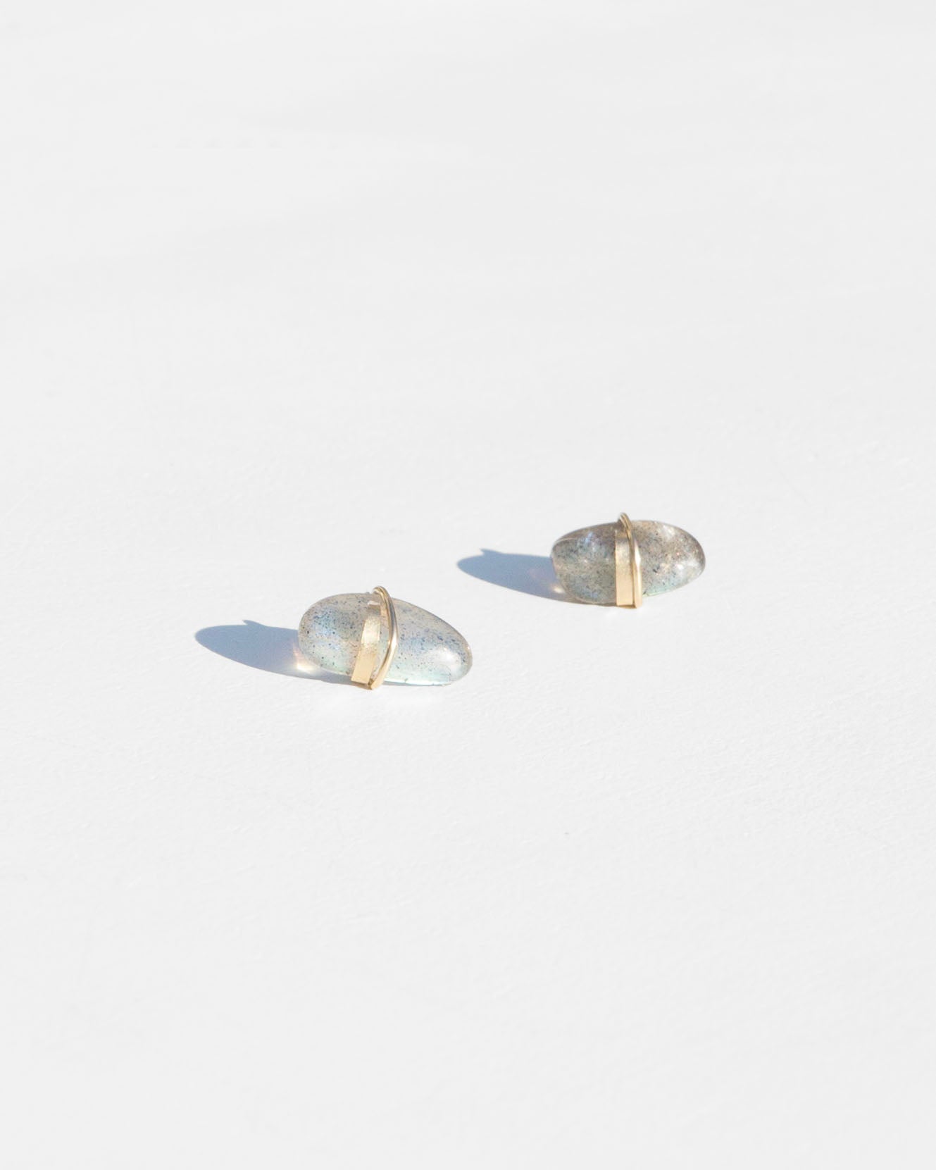 Labradorite Stud Earrings for Everyday Wear