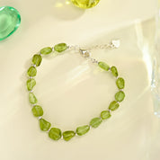 Natural Peridot Bracelet