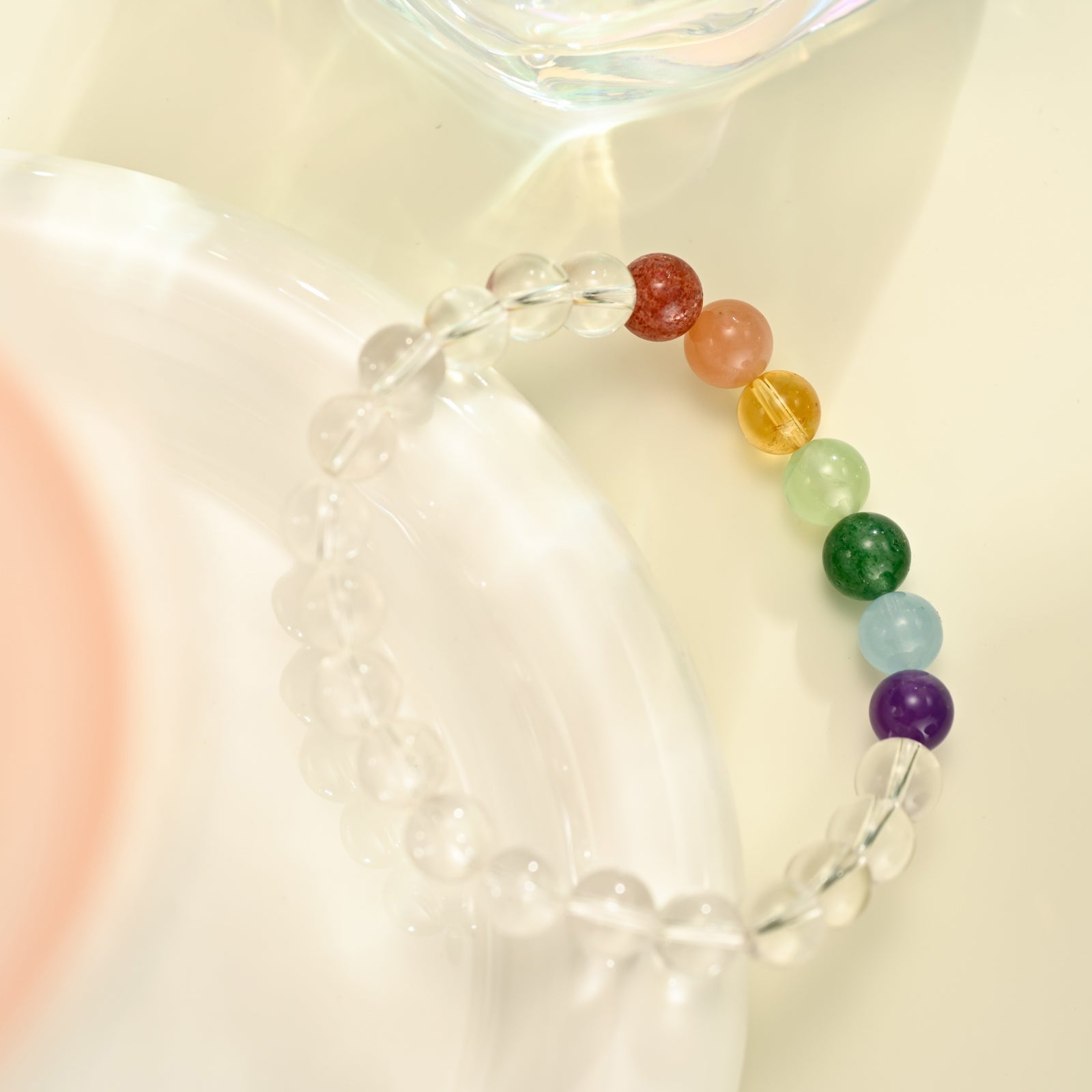 Rainbow Clear Quartz Bracelet