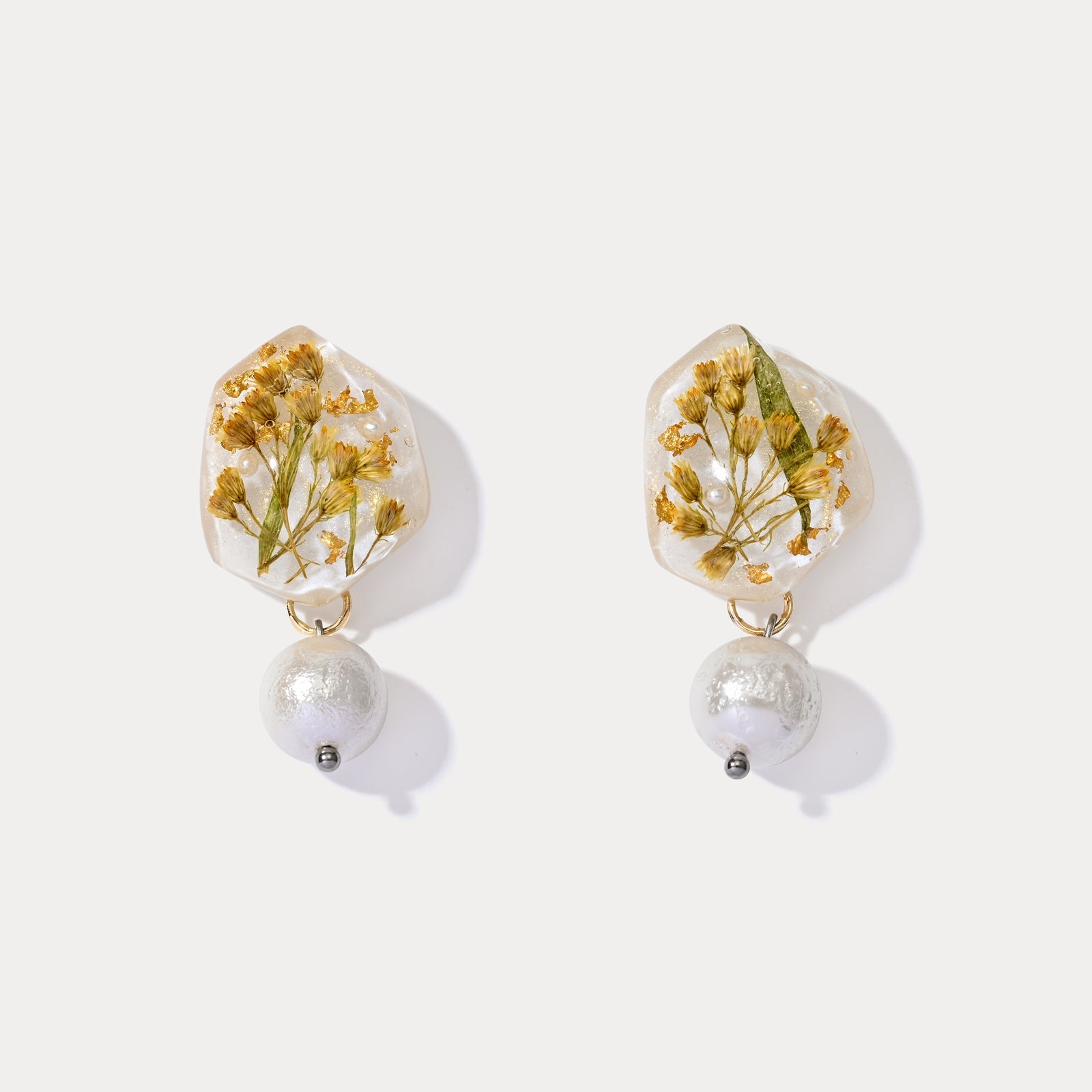 Czech Crystal Flower Earrings