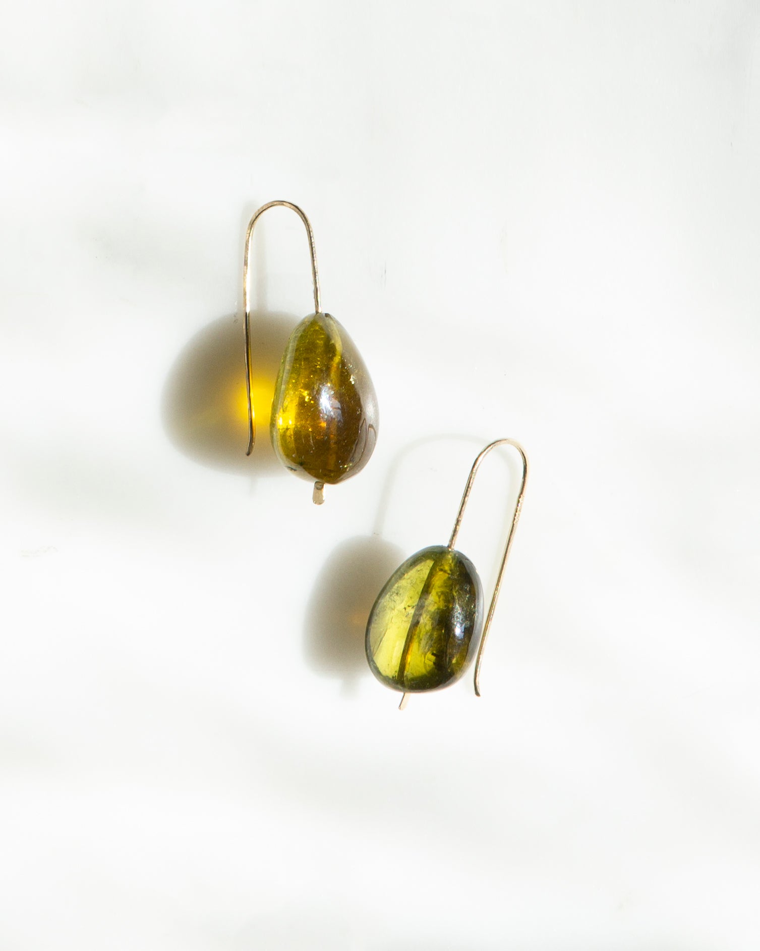 14K Hawthorne Tourmaline Drop Earrings