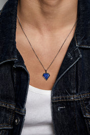 Lapis Pentagon Necklace