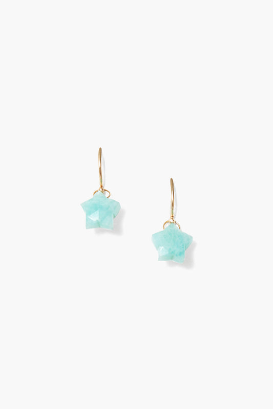 14k Amazonite Stella Earrings in Elegant Design