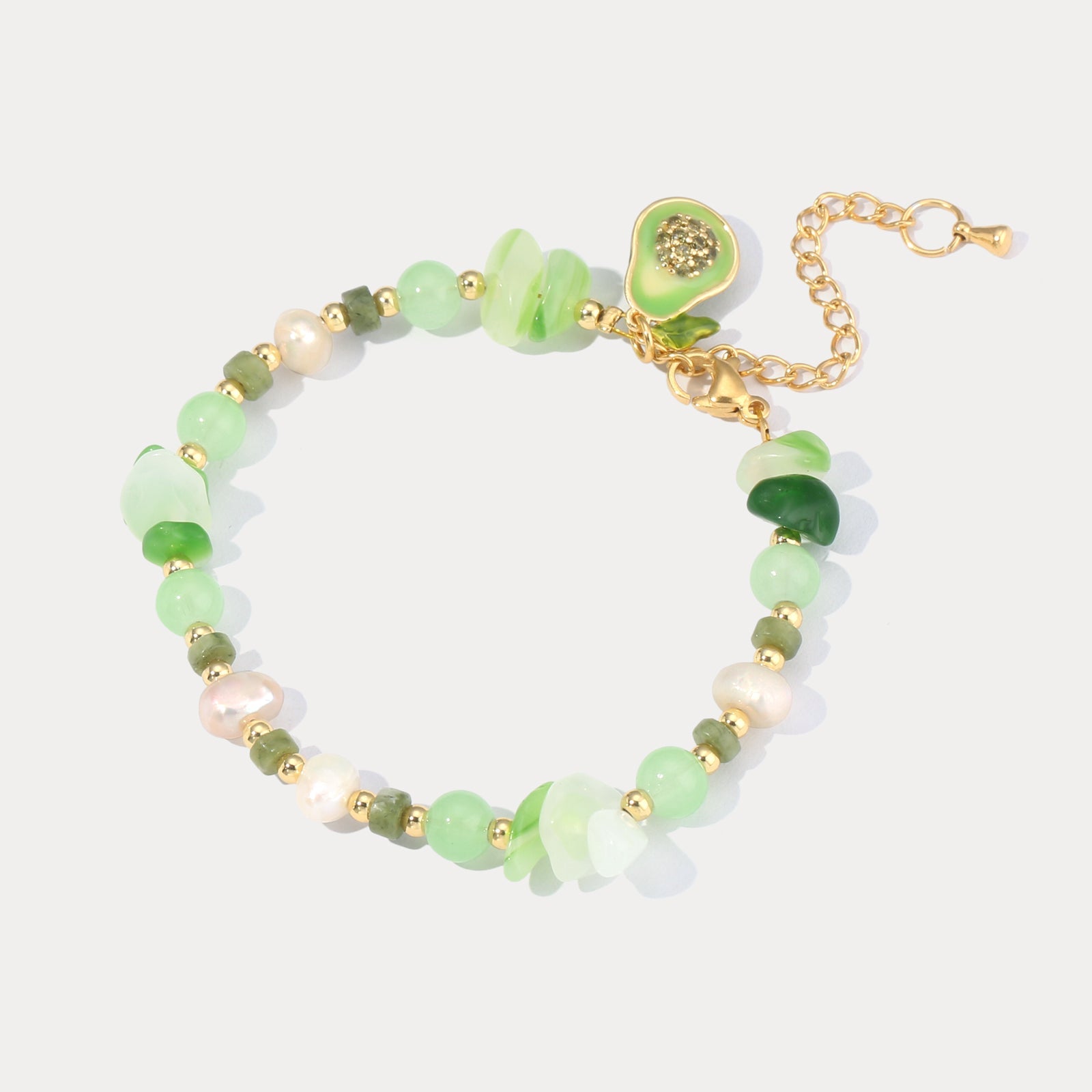 Pearl Avocado Bracelet