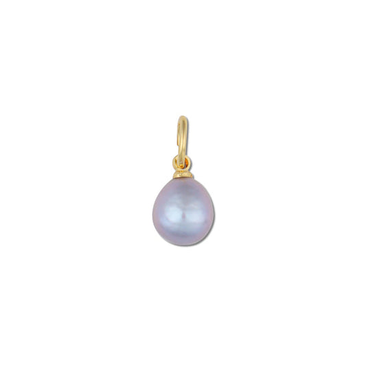 Gray Cloud Pearl Charm Pendant for Jewelry