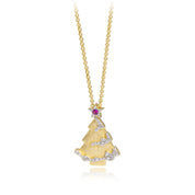 Chrismas Tree Zirconia Necklace