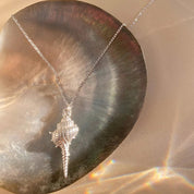 S925 Silver Conch Shell Necklace