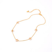 Daisy Delight Pearl Necklace