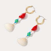 Shell Drop Earrings