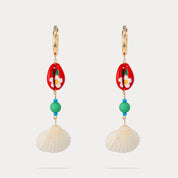 Shell Drop Earrings