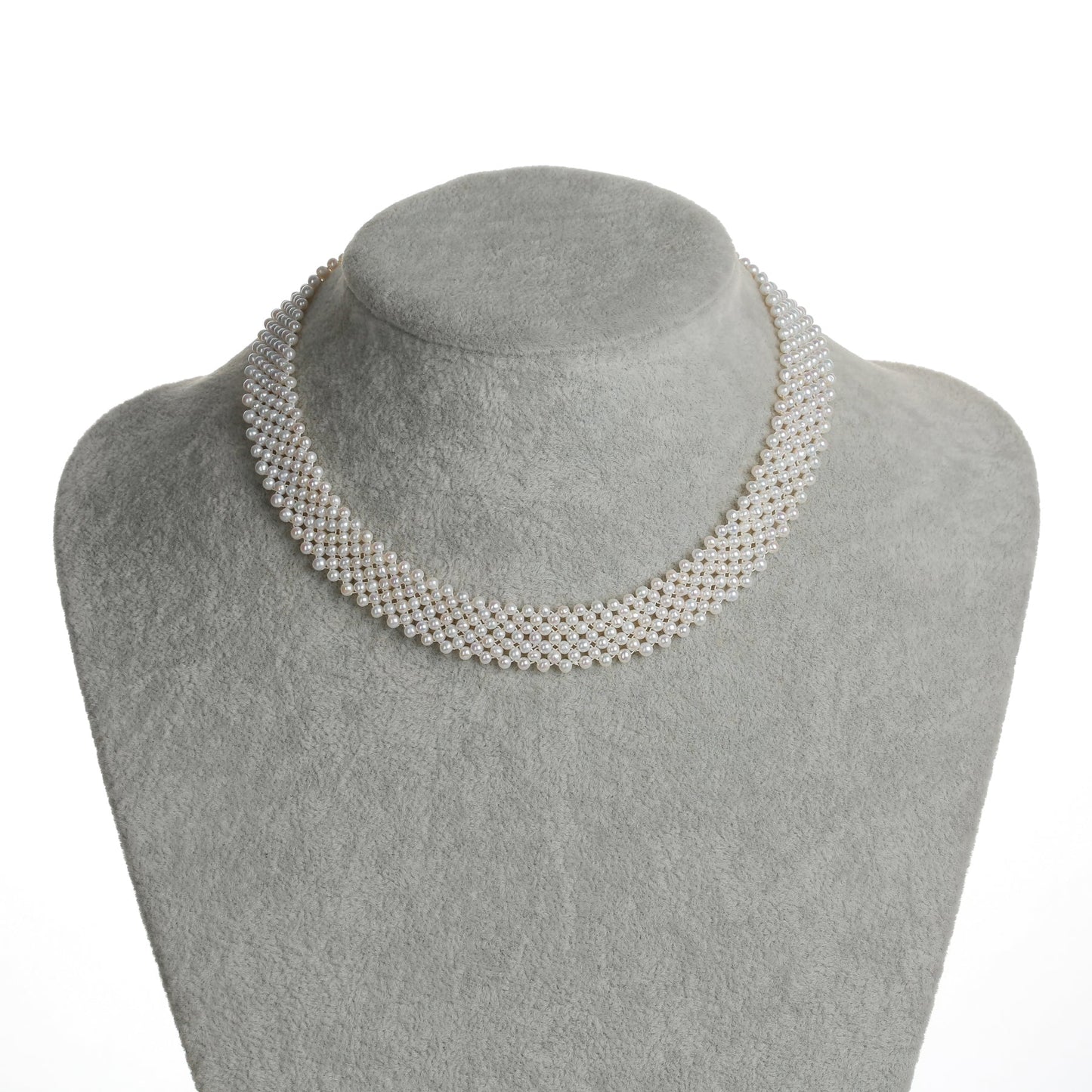 Multi-Layered Freshwater Pearl Necklace 3-4mm