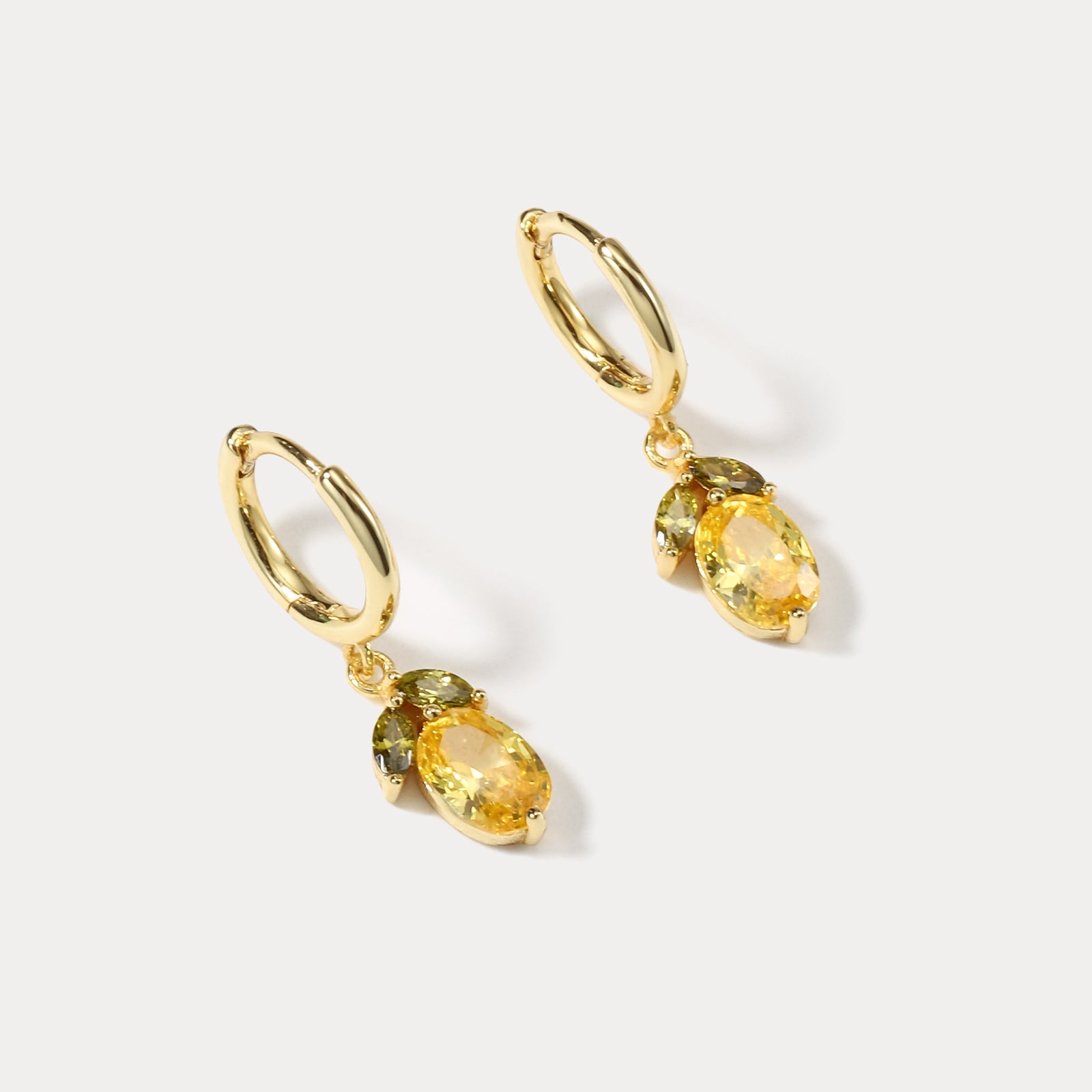 Pineapple Hoop Earrings