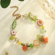 Forest Fruit Gooseberry Beaded Bracelet