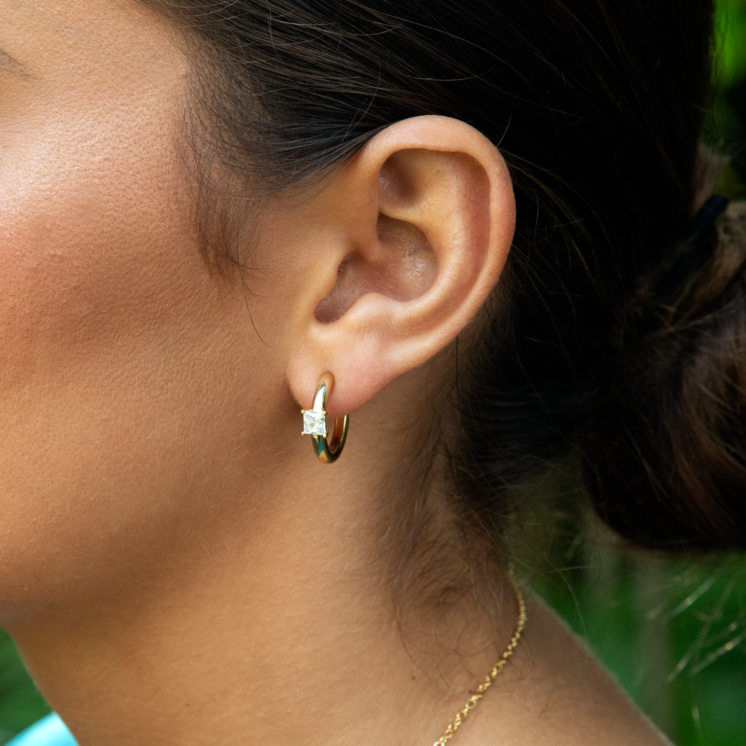 Pavati Hoop Earrings