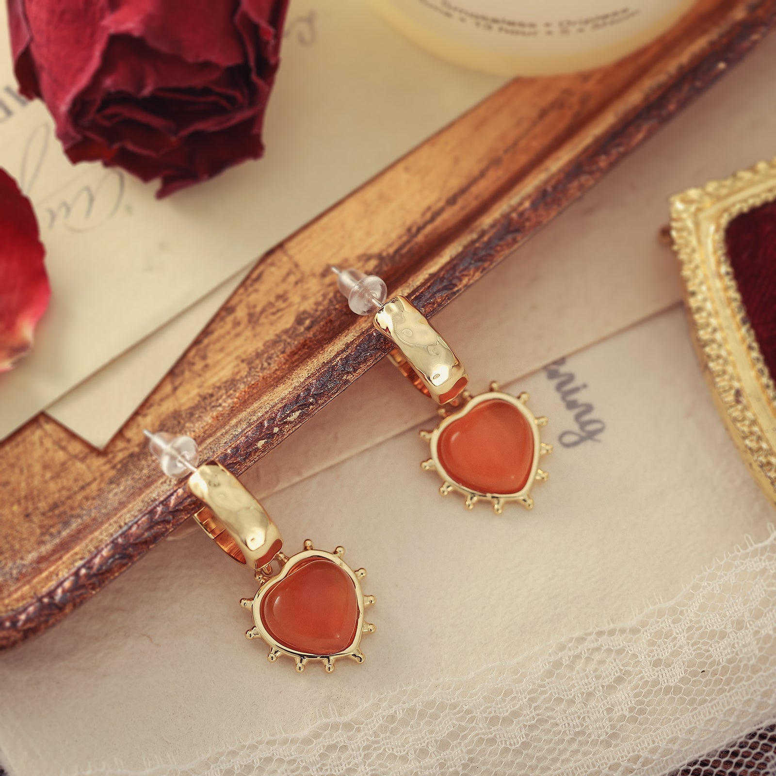 Romantic Heart Earrings