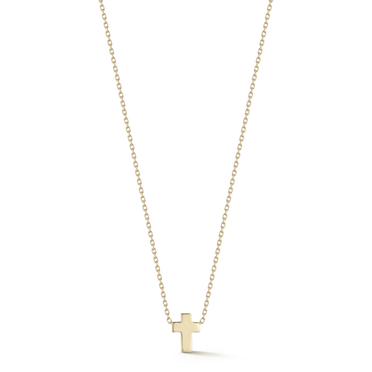 14kt Suspended Cross Necklace