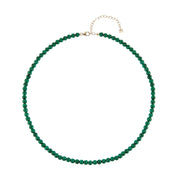 14kt Gold Malachite Anklet