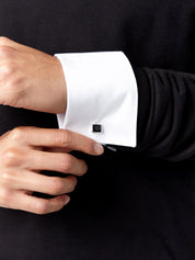 Emerald Cut Onyx Cufflinks