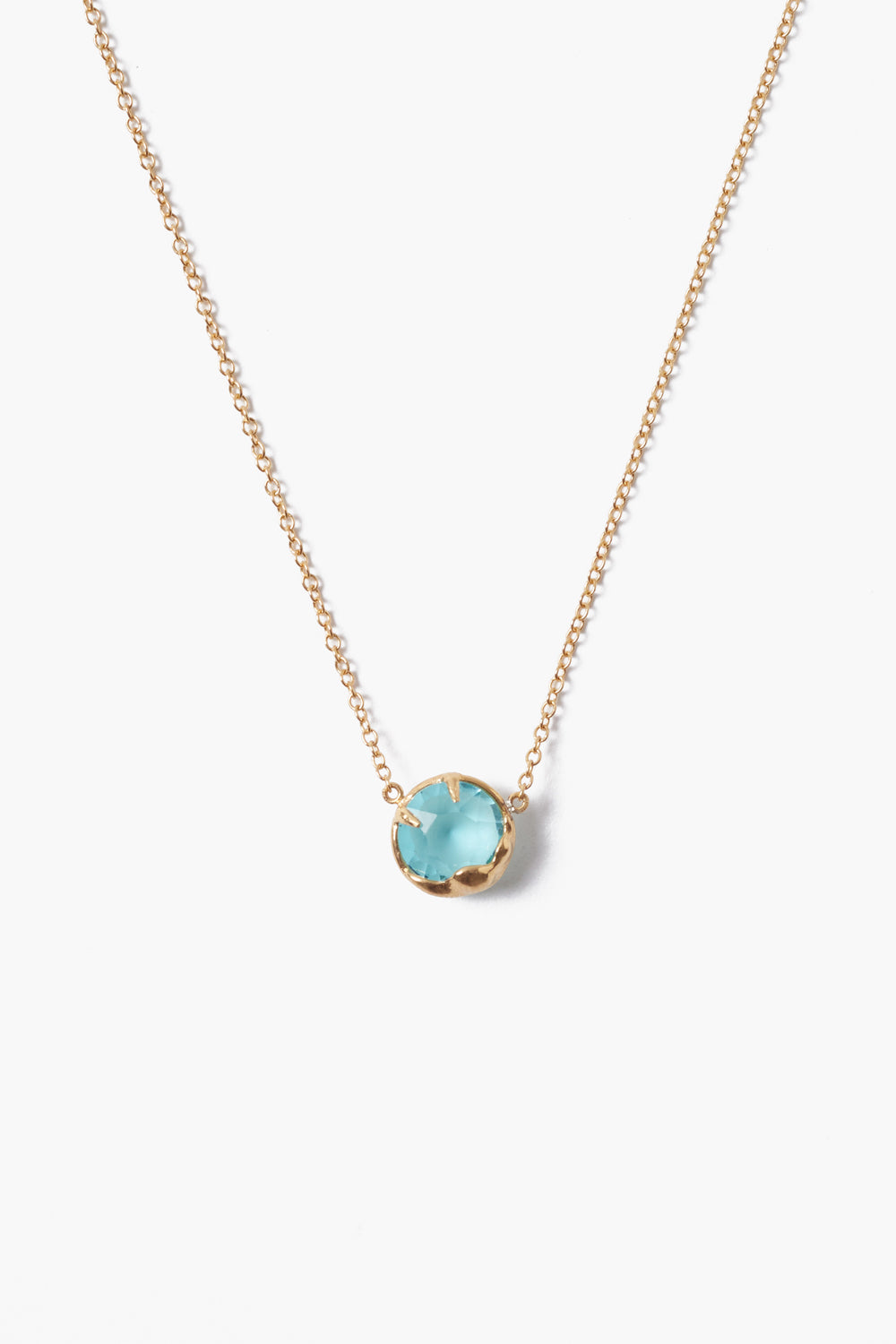 Turquoise Crystal December Birthstone Necklace