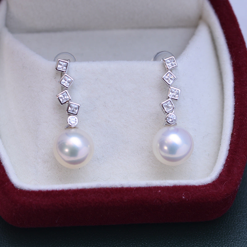 Freshwater Pearl and Octavia Style Earrings