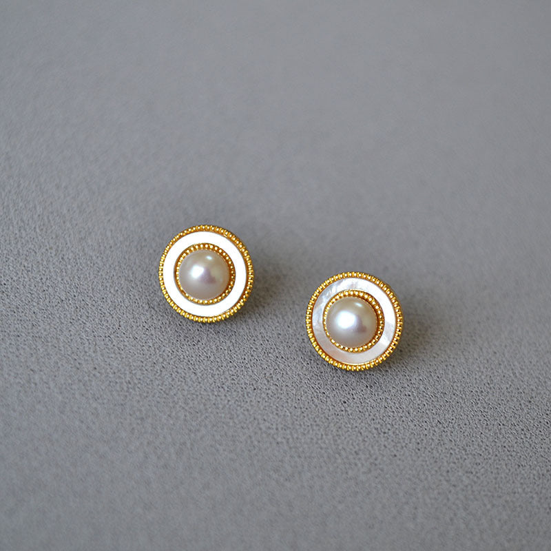 Freshwater Pearl Shell Earrings