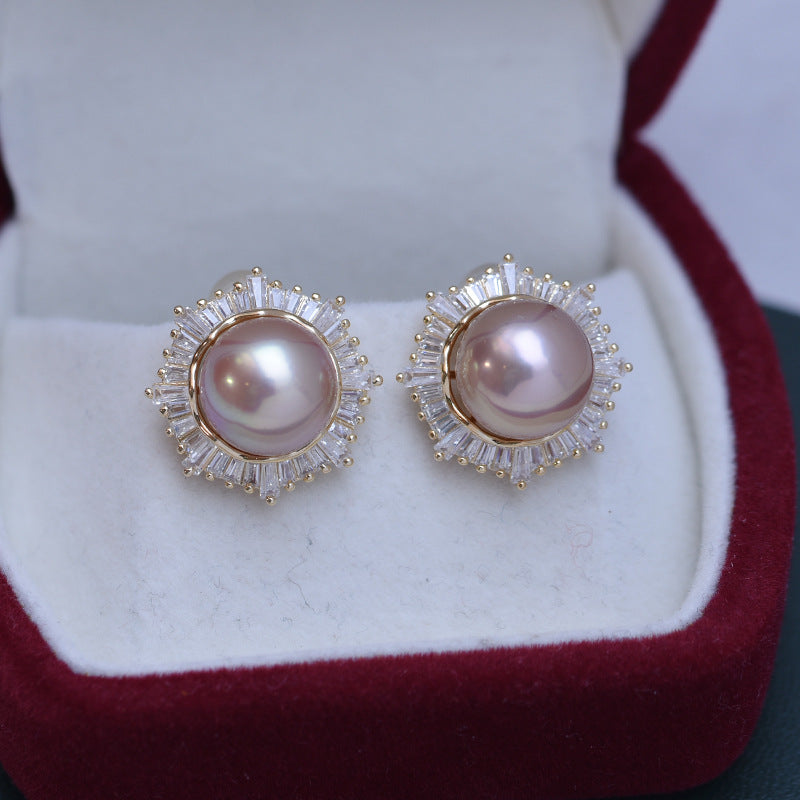 Edison Pearl and Aisling Style Earrings 10-11mm