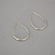 Waterdrop Shape Hoop Earrings