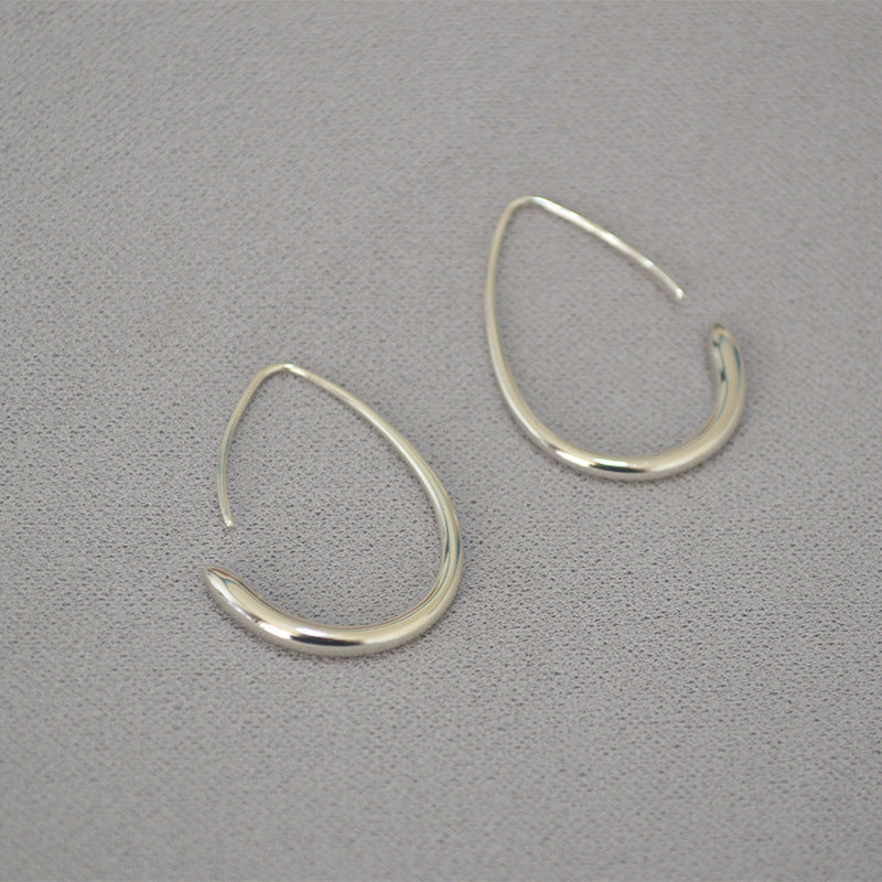 Waterdrop Shape Hoop Earrings