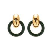 Glazed Hoop Earrings