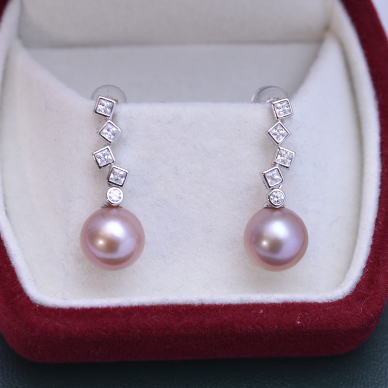 Freshwater Pearl and Octavia Style Earrings