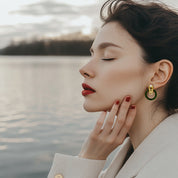 Glazed Hoop Earrings