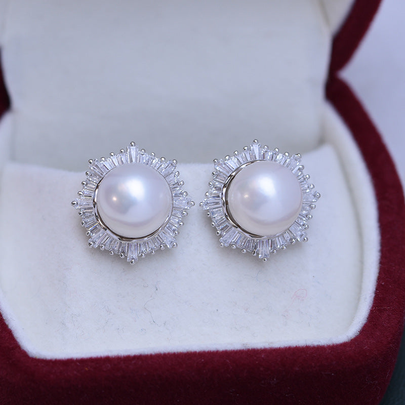 Edison Pearl and Aisling Style Earrings 10-11mm