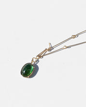 14K Ovale Vert Pendant Necklace