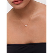 14kt Gold Right Angle Pearl Necklace