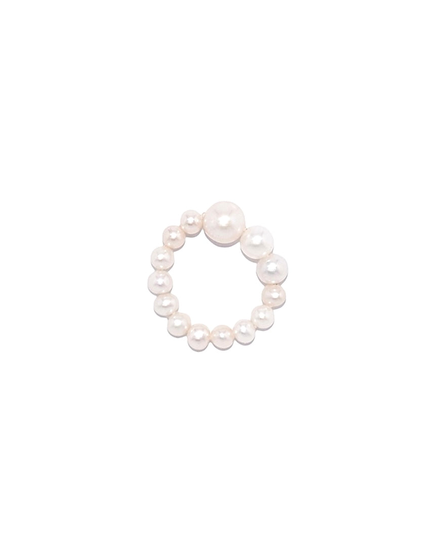 Elegant Pearl Ring in Stylish Design 2