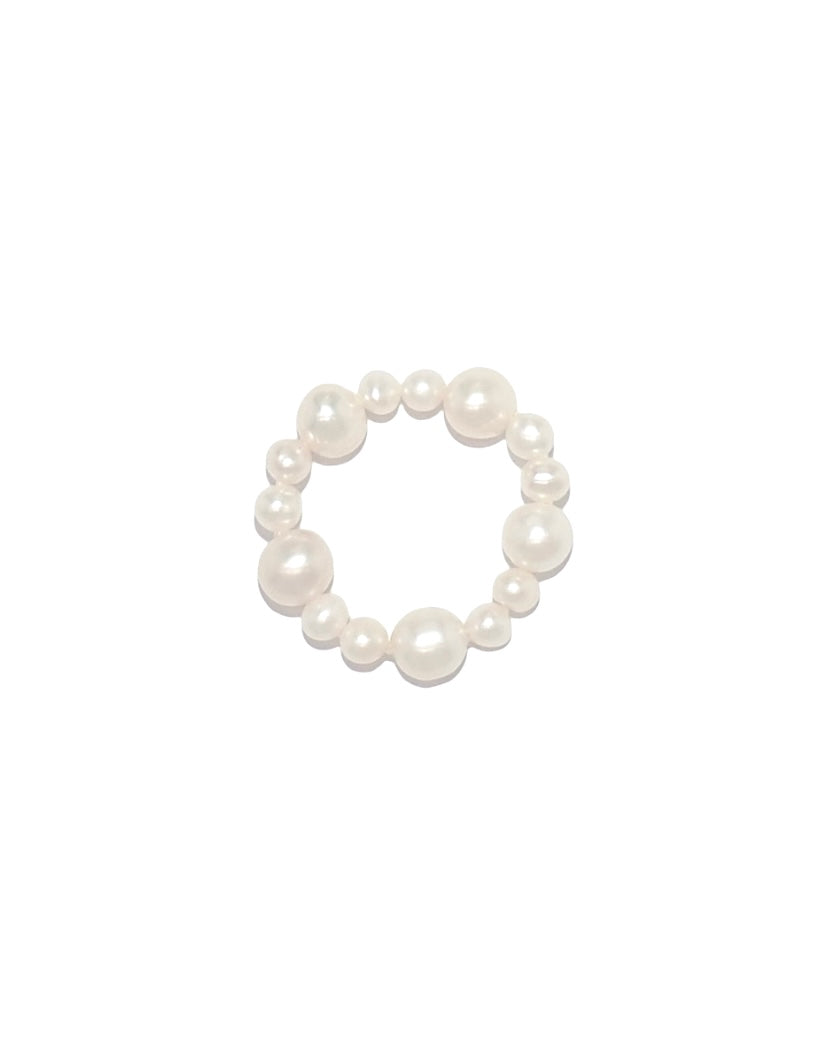 Elegant Pearl Ring in Stylish Design 1