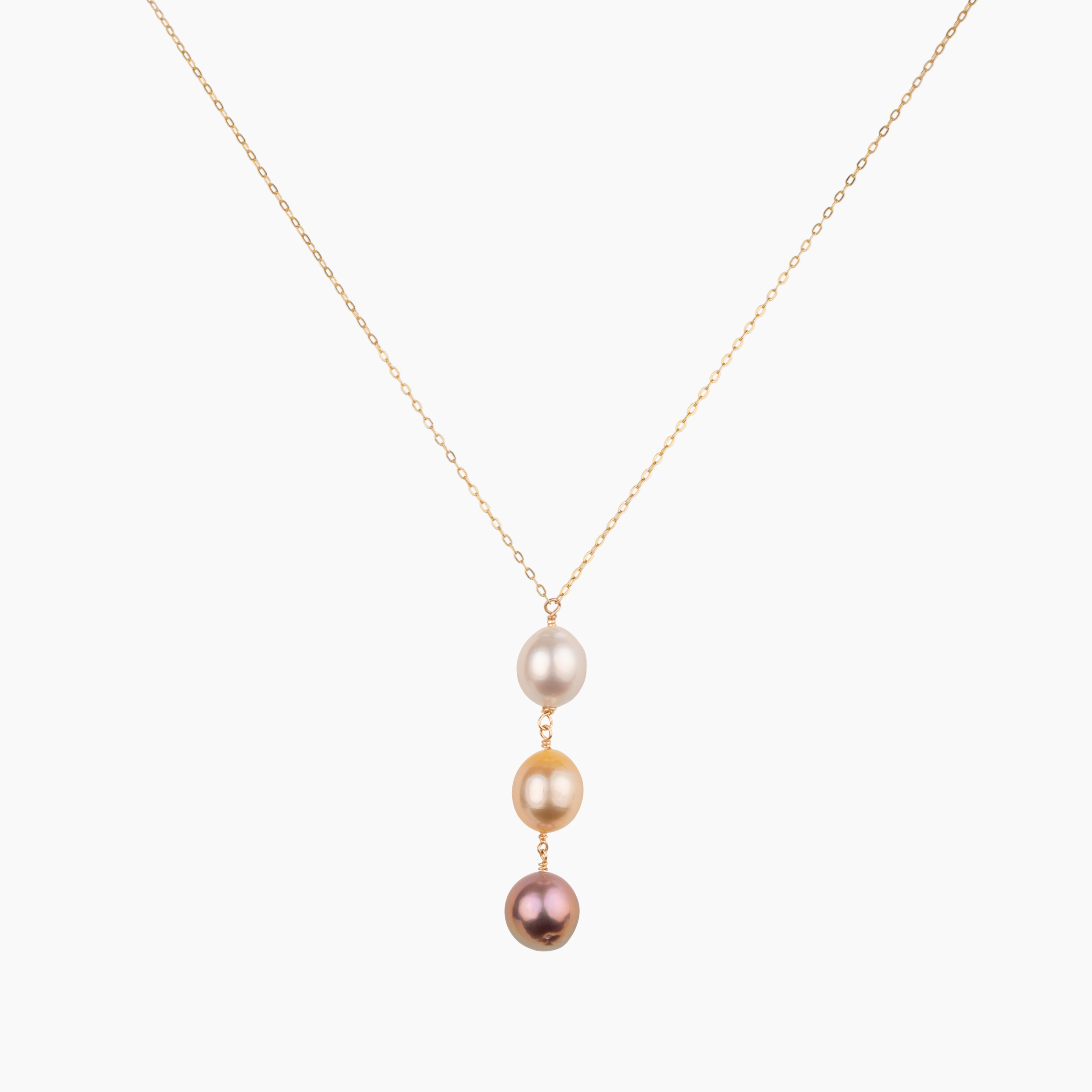 Lana'i Ekolu Y Pearl Necklace