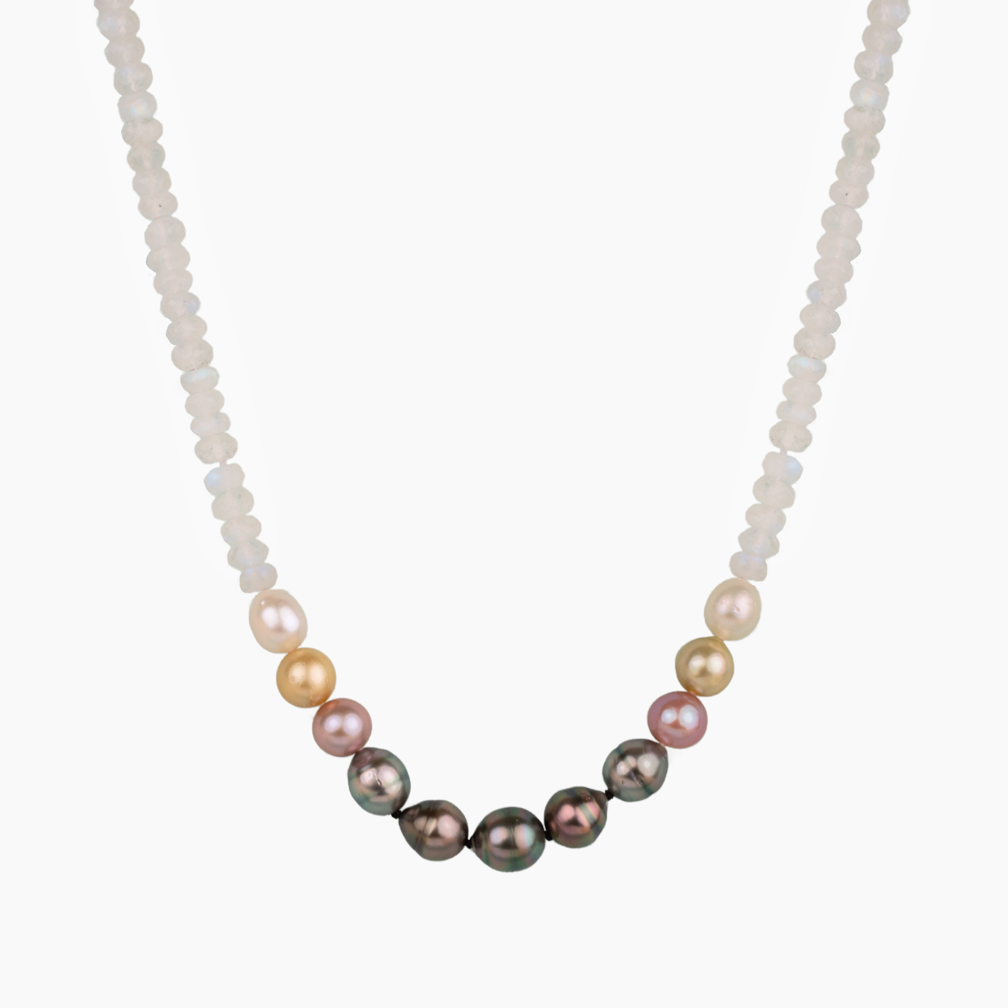 Mana Moonstone Pearl Necklace