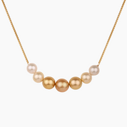 Ombré Golden Cali Pearl Necklace