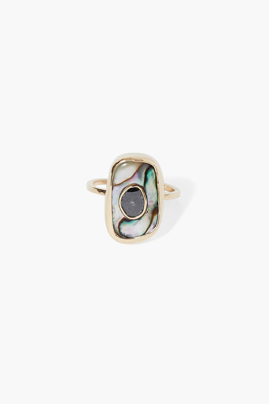 14k Abalone Oasis Ring for Women