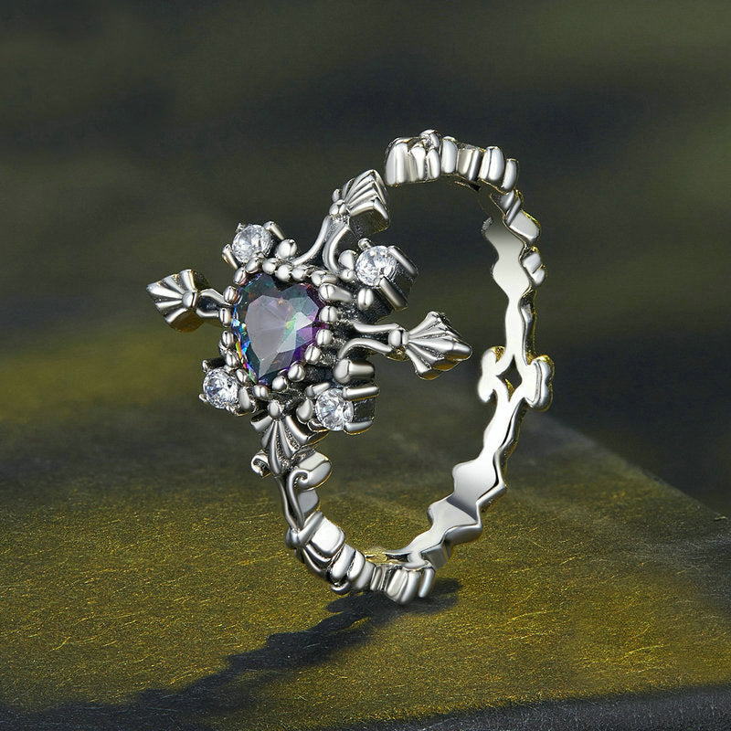 Heart Cross Ring