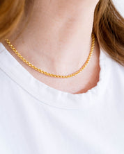 Mini Double Link Chain Necklace