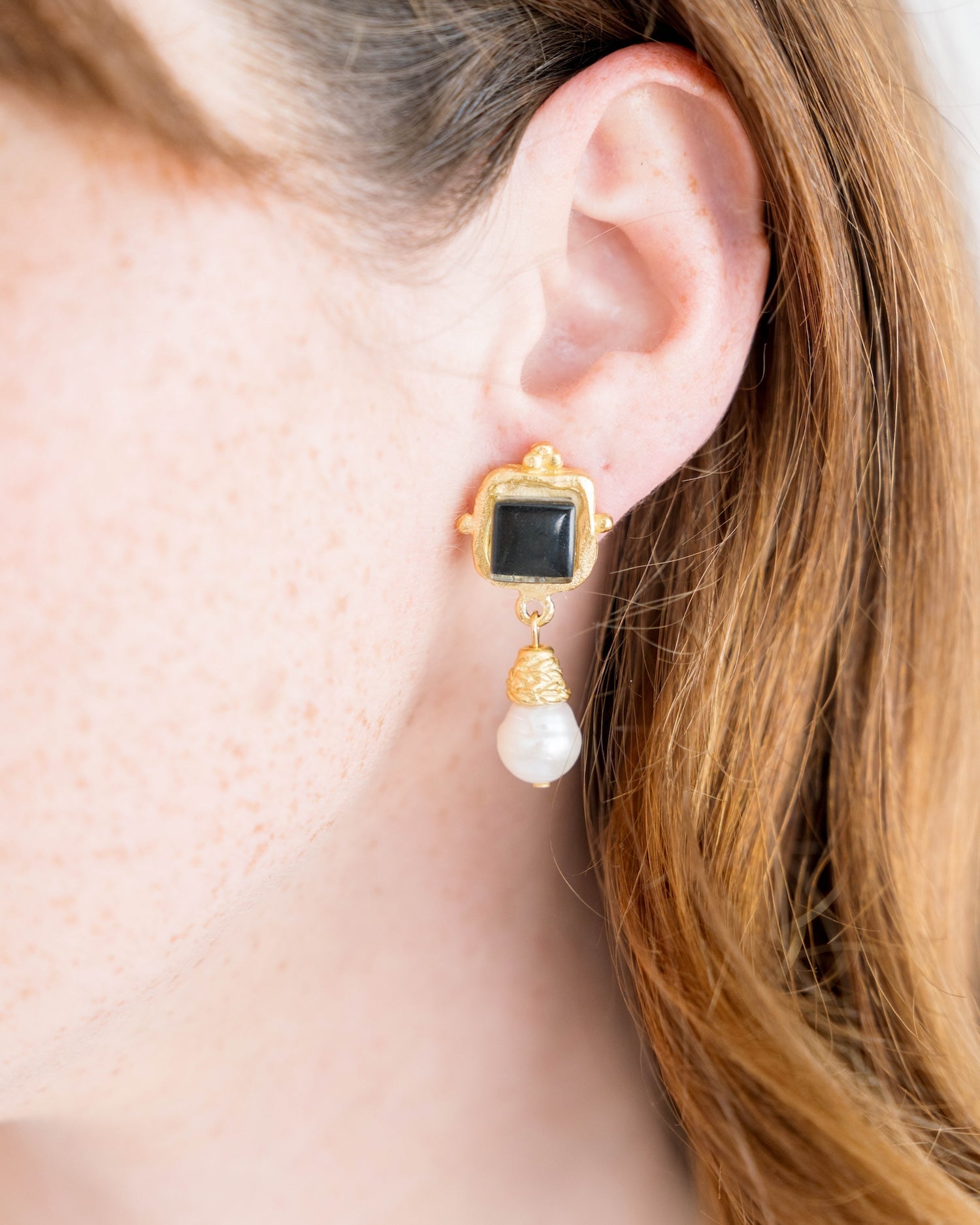 Charlotte Pearl Drop Earrings