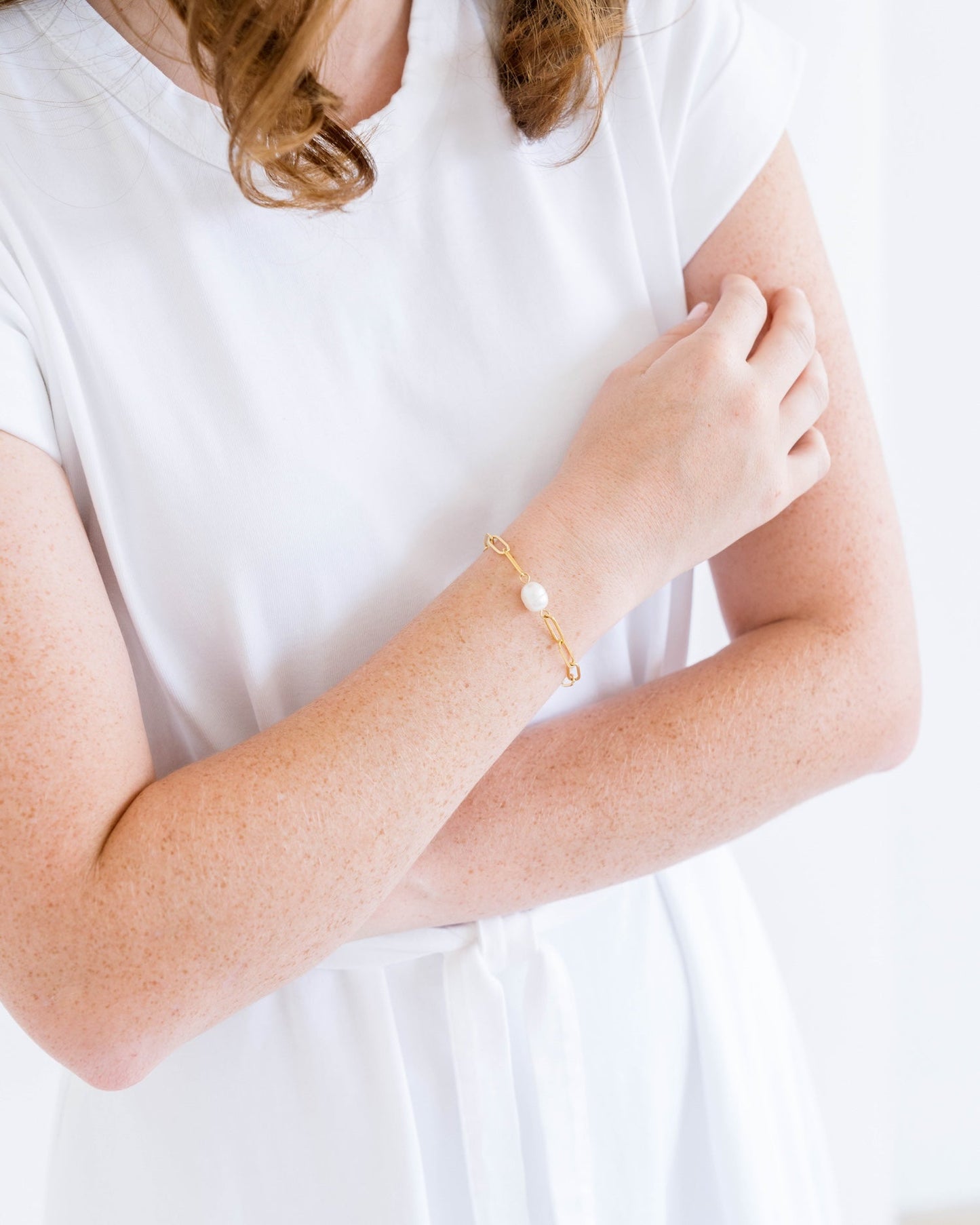 Stylish Penny Design Bracelet in Silver